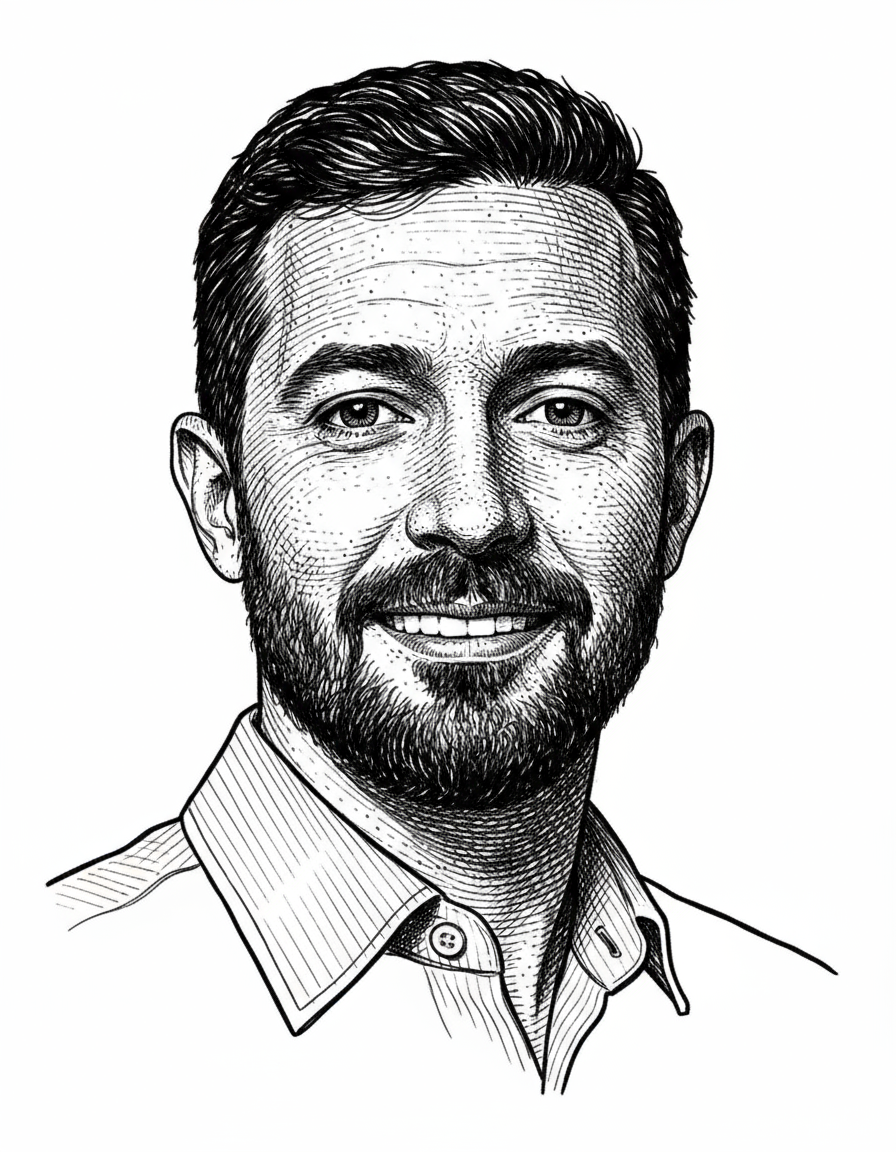 Engraving Illustration Portrait