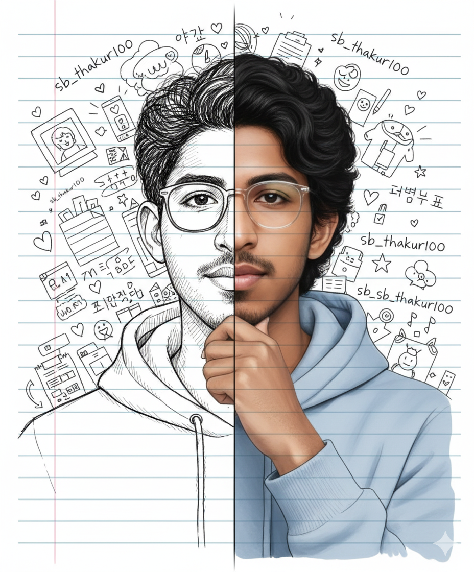 Sketch — Metade Foto, Metade Desenho
